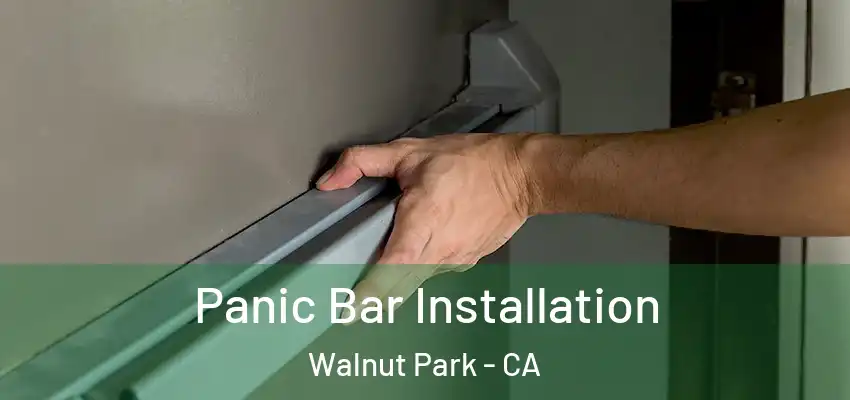  Panic Bar Installation Walnut Park - CA